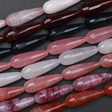 10*30mm Water Drop Natural Stone Beads for Jewelry Making