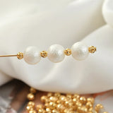 14K Plated Brass Filigree Ball Beads for DIY Jewelry Making