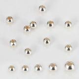 925 Sterling Silver Round Beads Spacer for Jewelry Making