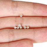 925 Sterling Silver Round Beads Spacer for Jewelry Making