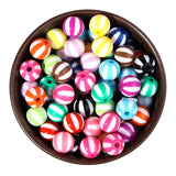 Acrylic Beads Mix Big Hole Ball Beads Jewelry Making Loose Spacer DIY Bracelet