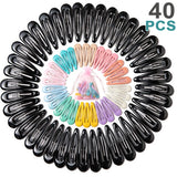 10-40Pcs Solid Color Hair Clips For Women Girls Kids Hair Accessories