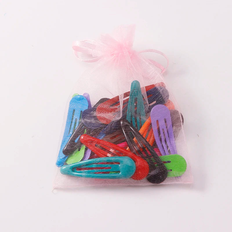 10-40Pcs Solid Color Hair Clips For Women Girls Kids Hair Accessories