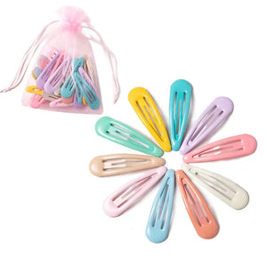 10-40Pcs Solid Color Hair Clips For Women Girls Kids Hair Accessories