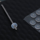 Silicone Discs for Earrings Back, Transparent Anti-Hyperplasia Fixing Ring
