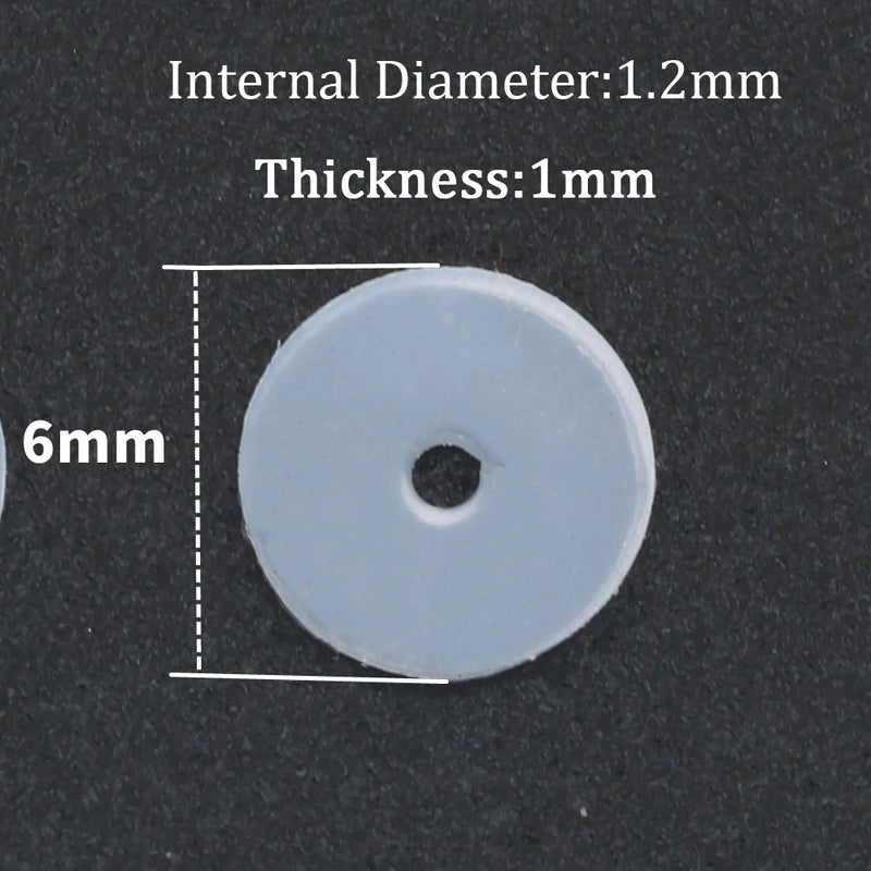 Silicone Discs for Earrings Back, Transparent Anti-Hyperplasia Fixing Ring
