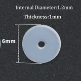 Silicone Discs for Earrings Back, Transparent Anti-Hyperplasia Fixing Ring