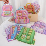 Schoolbag Shape Self Sealing Snack Bag Gift Bag Jewelry Packaging