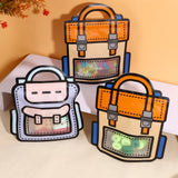 Schoolbag Shape Self Sealing Snack Bag Gift Bag Jewelry Packaging