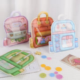 Schoolbag Shape Self Sealing Snack Bag Gift Bag Jewelry Packaging