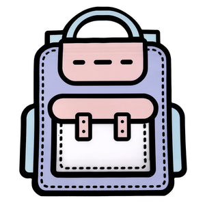 Schoolbag Shape Self Sealing Snack Bag Gift Bag Jewelry Packaging