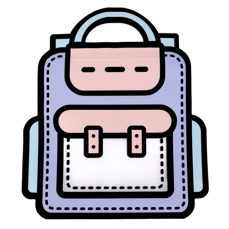 Schoolbag Shape Self Sealing Snack Bag Gift Bag Jewelry Packaging