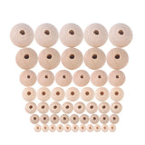 Natural Wood Beads Large Hole Wooden Beads 8-20mm