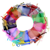 100PCS Candy Bag Organza Bags Wedding Party Chocolate Gift Bags