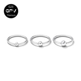 G23 Titanium Nose Ring Head Welding Ball Clip Piercing Jewelry