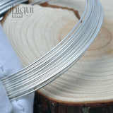 10/50/100cm S999 Solid Pure Silver Wire DIY Fine Jewelry Making