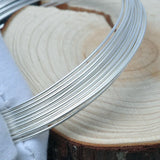 10/50/100cm S999 Solid Pure Silver Wire DIY Fine Jewelry Making