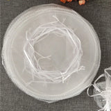 10/50/100pcs Tulle Organza Drawstring Pouch Wedding Bags 5Z