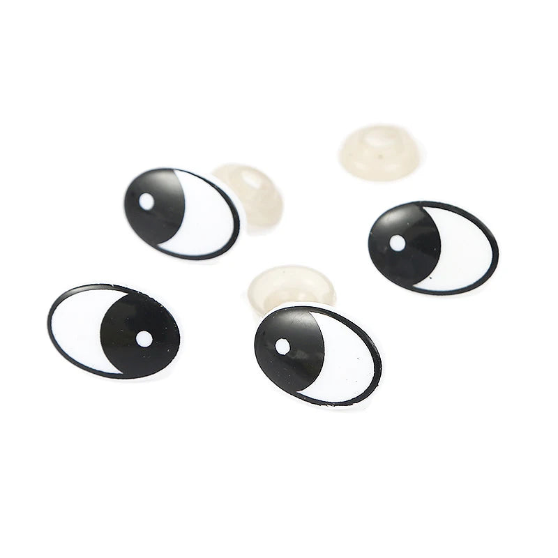 10-50MM Oval Safety Eyes for Bear Puppet Crafts DIY Toys