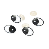 10-50MM Oval Safety Eyes for Bear Puppet Crafts DIY Toys