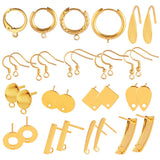 50PCS Stainless Steel Hoop Earrings Findings DIY French Earrings Hook Supplies