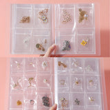 10-50Pcs Transparent Jewelry Storage Bag Sealed Anti-oxidation Multi-compartment