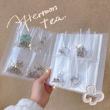 10-50Pcs Transparent Jewelry Storage Bag Sealed Anti-oxidation Multi-compartment