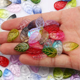 Mixed Leave Clothing Spacer Beads 11x18mm Crystal Czech Glass Beads