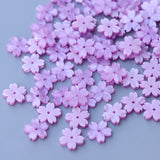 Resin Flower Petal Beads Charms Pendants Loose Spacer Bead for DIY Jewelry