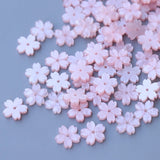 12mm Cherry Blossoms Resin Flower Petal Beads for Jewelry Making