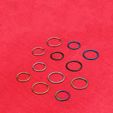 316L Stainless Steel Earring Nose Rings Septum Piercing Clicker Round Earrings