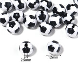 Acrylic Sport Ball Beads DIY Bracelet Making Football Basketball Baseball Beads