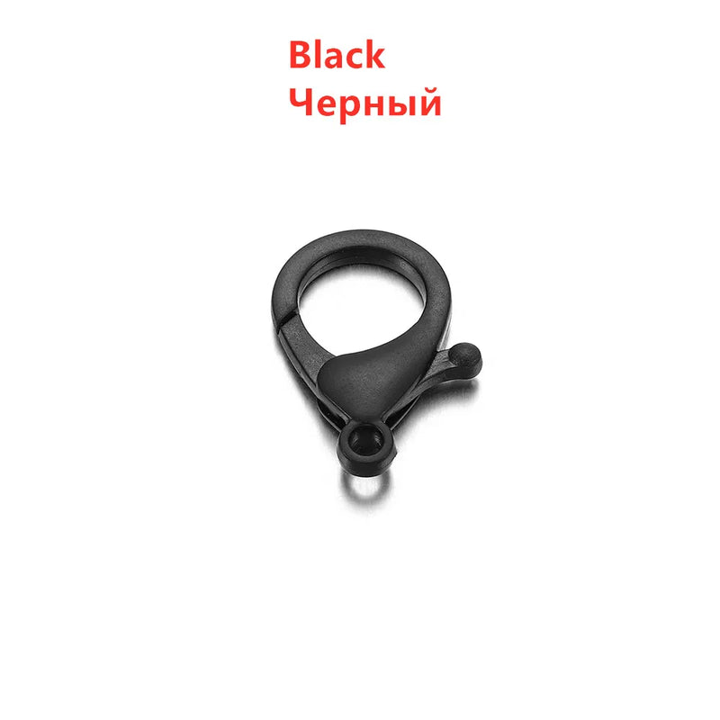 Colorful Plastic Lobster Clasps Clips Hooks Buckle Snap Hook Bag Keychain DIY