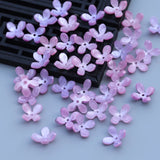 10-50pcs Flower Beads Caps Czech Glass Petal Charms Pendants for Jewelry Making