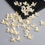 10-50pcs Flower Beads Caps Czech Glass Petal Charms Pendants for Jewelry Making