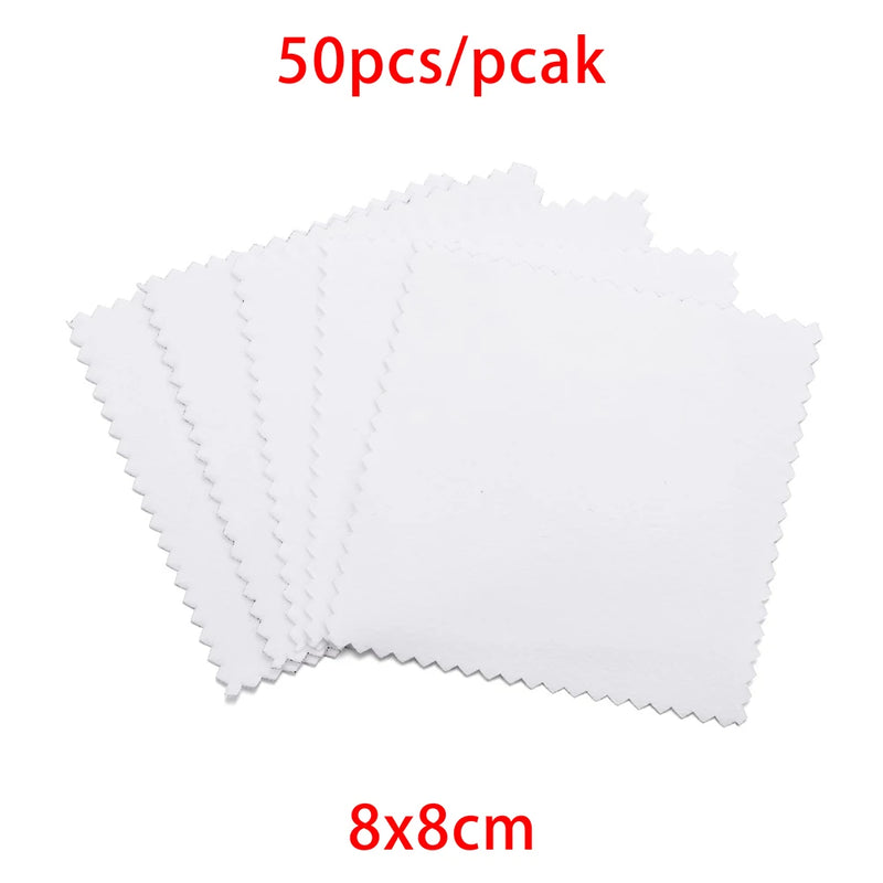 Silver Cleaning Polishing Cloth Soft Clean Wipe For Jewelry