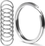 Stainless Steel Key Rings 25/30mm Split Rings Keyring for Jewelry Making DIY