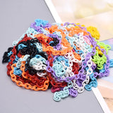 Colorful Acrylic Link Chain Lobster Clasp Chains For Jewelry Necklace