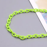 Colorful Acrylic Link Chain Lobster Clasp Chains For Jewelry Necklace