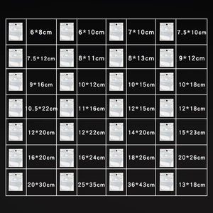 Iridescent Ziplock Bags Pouches Cosmetic Retail Packaging 10-50pcs/lot