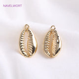 Sea Style Shell Charms 14K Plated Jewellery Making Supplies