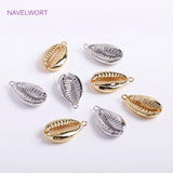 Sea Style Shell Charms 14K Plated Jewellery Making Supplies