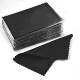 50pcs Silver Polishing Cloth for Jewelry Cleaning Soft Wipe Necklaces Rings Tool