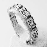 10.66mm Sporty Stainless Steel Bicycle Link Chain Bracelet