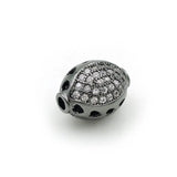 Micro Pave CZ Eye Beads for DIY Bracelets Necklaces