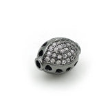 Micro Pave CZ Eye Beads for DIY Bracelets Necklaces