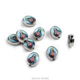 10*8 mm Oval Catholic Beads Sacred Heart John Paul II