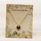 100pcs Thank You Necklace Display Cards with Plastic Bags
