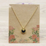 100pcs Thank You Necklace Display Cards with Plastic Bags