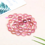 10*8mm Faceted Strawberry Quartz Beads for Jewelry Making